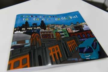 La fiesta aniversario de Global se celebró este miércoles en el Cabildo grancanario (Foto TA)